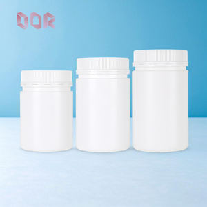 Frascos de polvo de plástico de boca ancha sellados blancos gruesos 250ml 300ml 350ml 500ml para tabletas de píldoras y gránulos de sal de explosión - Product Image 5