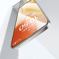 Verre trempé pour téléphone portable, qualité AAA, dureté 9H, bord 2.5D, transmission 99%, anti-traces de doigts, anti-rayures
