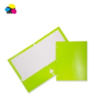 Carpeta de Presentación de Papel Kraft Marca TCS, Color Original, 50 Unidades/Caja, Dos Bolsillos, Laminación Brillante, Precio de Fábrica OEM/ODM