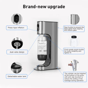 Machine de carbonatation manuelle professionnelle 1L unité de bureau en acier inoxydable pour l'<span class=keywords><strong>eau</strong></span> <span class=keywords><strong>gazeuse</strong></span> fraîche instantanée Type froid - Product Image 4