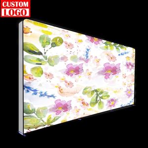 10ft LED <b>Advertising</b> Lightbox Custom Backlit Graphic Display Stand Double Sided Fabric <b>Light</b> <b>Box</b> - Product Image 1
