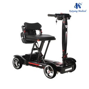 Scooter électrique pliable léger pour personnes handicapées, scooter de mobilité pour personnes âgées, 4 roues, moteur sans balais, batterie au lithium - Product Image 4