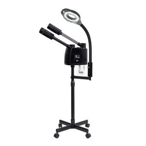 Vaporizador Facial Profesional 3 en 1 de ABS con Doble Pulverización Fría y Caliente, Lámpara LED de Aumento y Función de Hidratación para Uso en Salón - Product Image 3