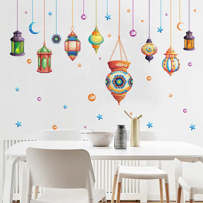 All'ingrosso collera cromatica arte PVC adesivo da parete per la decorazione dei bambini casa camera da letto soggiorno murales