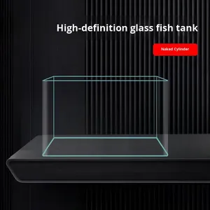 熱成形リムレス水槽 6ガロン、曲面ガラスベタ水槽 アクアスケーピング ホームデコレーション用（漏れ防止） - Product Image 6