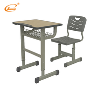 Ensemble de bureau pour enfants et étudiants moderne et personnalisé de qualité supérieure avec tables et chaises réglables pour l'école et le bureau à domicile