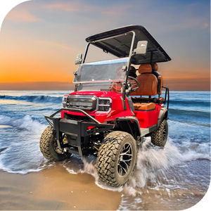 รถเข็นกอล์ฟไฟฟ้าสำหรับ4X4ล่าผู้โดยสาร4ที่นั่ง - Product Image 6