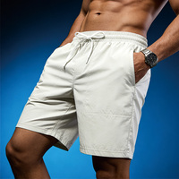 Pantalones Cortos Deportivos para Hombre, Resistentes al Agua, 90% Nailon, 10% Elastano, Cierre YKK, Elásticos en 4 Direcciones, para Senderismo y Gimnasio