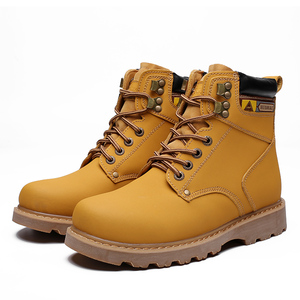 Bottes d'outils pour hommes Bottes Martin Bottes à la cheville Bottes de travail et de sécurité <span class=keywords><strong>Chukka</strong></span> Randonnée et trekking Cuir Haut mi-haut à lacets Coton - Product Image 1