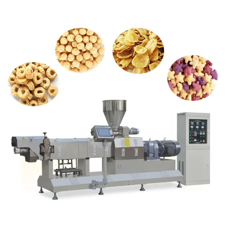 Industrielle voll automatische Frühstücks-Müsli-Maschine Corn Flakes Extruder mit CE-Zertifizierung