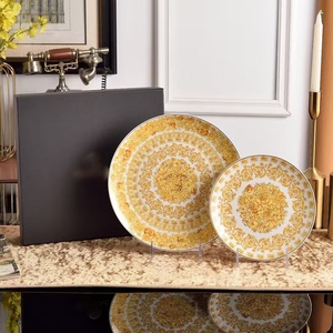 European-style Medusa Light Luxury Retro Bone China Steak Plate Set Party <b>Dinnerware</b> Hanging Ceramic - Product Image 2