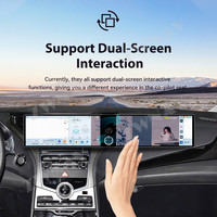 ZWNAV Lecteur multimédia DVD Android 15 de 12,3+12,3 pouces pour Hyundai Azera 2014-2015, autoradio GPS stéréo avec unité principale