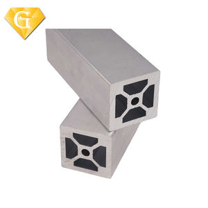 Tubulação de alumínio quadrada personalizada com cantos reforçados para estrutura de montagem do painel <span class=keywords><strong>solar</strong></span> - Product Image 5