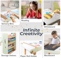 Vente en gros de chaises de table d'artisanat en bois pour enfants ensemble de bibliothèques de bureau en bois massif combinaison de tables d'écriture pour l'étude à domicile