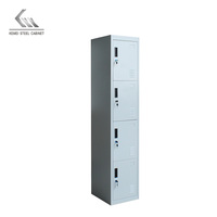 Haute qualité 4 portes compartiment métal casier armoire personnel salle de sport école acier armoire de rangement pour vestiaire