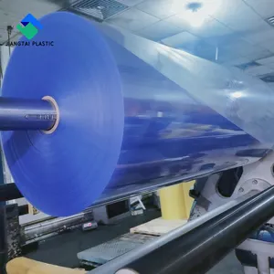 Jiangtai Plastic 0.05-2.0mm calender pvc roll plastic pvc roll film