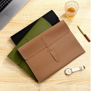 PU Leather <b>A4</b> Durable Modern <b>Folder</b> & Document Bag for Promotional Gifts Embossed Design Business & Exam Use - Product Image 4