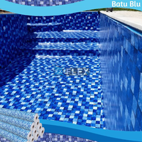 Doublure d'étang en PVC robuste JS Coins renforcés et résistants à la déchirure pour les environnements robustes Enduit imperméable pour l'utilisation de la doublure