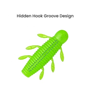 3 colores nuevo 3,5 Cm 0,7G cigarra Pupa <span class=keywords><strong>de</strong></span> patas múltiples cebo suave hundimiento lento patata Bug Road asiático lubina señuelo <span class=keywords><strong>de</strong></span> pesca suave - Product Image 5