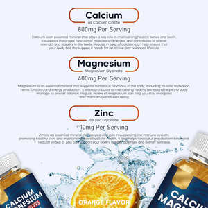 Prezzi all'ingrosso OEM proprio marchio calcio magnesio e zinco gummie vitamina D3 glicina, magnesio integratori senza zucchero - Product Image 5