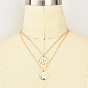 <span class=keywords><strong>Collana</strong></span> Moda <span class=keywords><strong>Luna</strong></span> <span class=keywords><strong>e</strong></span> <span class=keywords><strong>Sole</strong></span> in Oro per Donne, Gioielli Hawaiani all'Ingrosso N204084 - Product Image 3