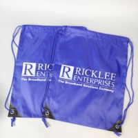 Sac à dos à cordon en nylon et polyester 420D personnalisé imperméable de haute qualité Sacs de gymnastique Sac à cordon Sac de sport avec logo