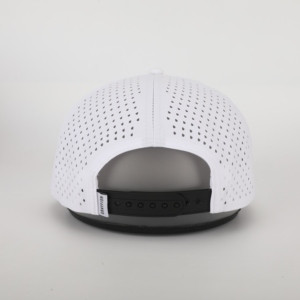High Quality Customized 5-Panel Baseball Cap Adults Perforated Style Golf <b>Hat</b> Magnet Tee <b>Holder</b> Rubber Logo 100% Polyester - Product Image 4