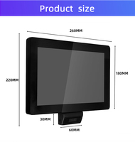 Terminal Punto de Venta EDOO P1010 con Android 11, Pantalla Táctil de 10.1 Pulgadas, Caja Registradora RK3566 con Escáner 1D/2D Integrado para Supermercado