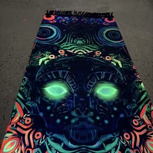Sciarpa lunga con stampa digitale UV Pashmina Hijab etnico scialle Bandana per donne musulmane - Product Image 2