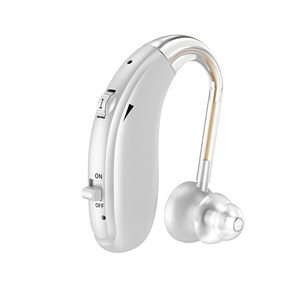Audífono Amplificador BTE Recargable Analógico al por Mayor para Personas Mayores, Adultos y Niños, Compensación de Sonido, Tono Claro, Uso Diario - Product Image 1