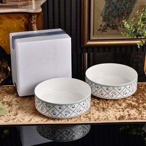 Wholesale Eco-Friendly Vintage High-End Bone China Dinnerware Sets Tableware for Hotels Afternoon Tea Bowls Plates Dishes Soup - Product Image 4
