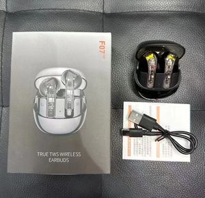 หูฟัง F07ใหม่2023หูหูฟังแฟชั่นคริสตัลโปร่งใส ENC auriculares ชุดหูฟังไร้สายหูฟังเล่นเกมไฮไฟ<span class=keywords><strong>เบ</strong></span>ส - Product Image 6