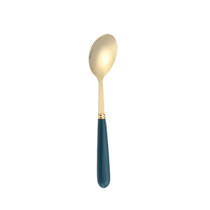 Dark Green And Gold Spoon Gift Set Stainless Steel <b>Dessert</b> Spoons For Home Use 6Pcs Set - Product Image 5