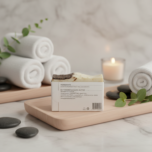 Jabón Facial Exfoliante Artesanal de Primera Calidad con Aceite de Oliva, 120g, para Piel Grasa/Combinada, Venta al Por Mayor - Product Image 2