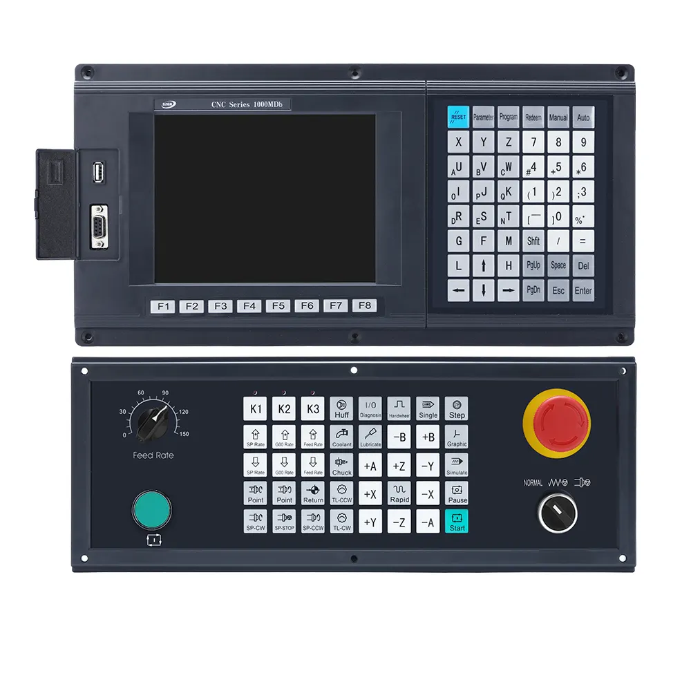 Computer di fresatura SZGH di vendita caldo controller di fresatura cnc a 4 assi syntec numerico con supporto PLC aperto modifica Online o Offline