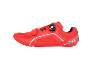 Zapatos de remo con suela de TPU duradera, diseño de hebilla giratoria Rocky, en color rojo, con logotipo personalizado OEM, ideales para entrenamiento de remo. - Product Image 2