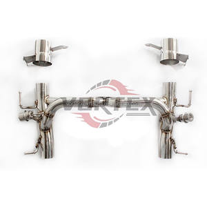 Système d'échappement Catback en acier inoxydable Vortex pour Ferrari 488, commande de soupape, section arrière, échappement Catback, installation facile - Product Image 6