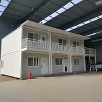 Maison conteneur pliable résistante au vent et réutilisable, maison conteneur détachable pour l'hébergement sur chantier