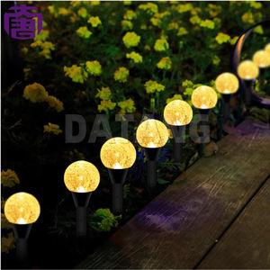 Led <b>Bubble</b> Acrylic Ball Solar Light Solar Garland Garden Christmas Decoration - Product Image 5