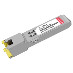 FB-LINK 2.5Gb BASE-T SFP Copper Module RJ45 100M Optical Transceiver compatible with Cisco switch router