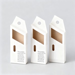 Factory Printing Cheap Recyclable Foldable Paper Box Data Cable Electronic Accessories Charger Packaging Box - Product Image 4