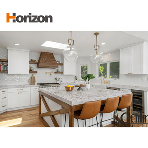 Mới màu trắng đời hiện đại Carrara bàn loạt thiết kế nhân tạo thạch anh ngọc bích đá thiết kế lớn tấm thạch anh tấm - Product Image 1