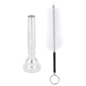 <span class=keywords><strong>Boquilla</strong></span> para Trompeta <span class=keywords><strong>7C</strong></span>, Accesorio para Instrumentos Musicales, Compatible con Yamaha, <span class=keywords><strong>Bach</strong></span>, Conn, King Silver - Product Image 1