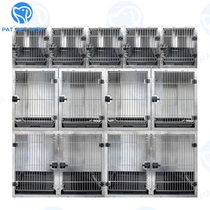 Moq 1 Kleine Grote Roestvrijstalen Pet Kooi Voor Honden Katten - Product Image 3