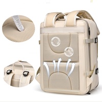 Sac à dos de voyage grand format extensible intelligent pour homme, sac à dos d'affaires pour ordinateur portable avec port de charge USB