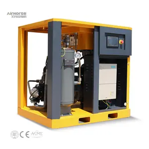 Airhorse kompresor udara, 7.5kw 11kw 15kw 22kw 30kw 37kw 0.8-6.8m 3/menit magnet permanen terintegrasi sekrup kompresor udara