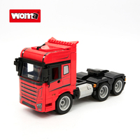 WOMA TOY C0625 Marque Propre Blocs de Construction en Plastique à Assembler Camion Semi-Remorque Véhicule de Remorquage Jouet Voiture
