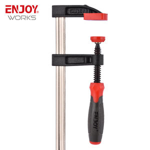 50mm Throat Inch DIN F <span class=keywords><strong>Clamp</strong></span> alat tukang kayu dengan pegangan plastik A3 baja 300mm Max Buka - Product Image 3