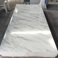 1220mm X 2440mm Haute Brillant 3mm 4mm 5mm 6mm 8mm Marbre Mur Spc Panneau Imperméable Décor Intérieur Panneaux Muraux Mur Intérieur 3d