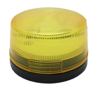 Penjualan terlaris lampu strobo LED DC12 ~ 24V lampu kilat peringatan keselamatan lampu sinyal keamanan merah/Amber // warna biru peringatan Alarm
